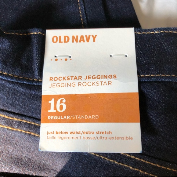 Old Navy - Rockstar Jeggings (Girls/Youth), Size 16 - Picture 7 of 9